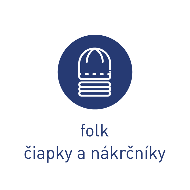 Folk čiapky a nákrčníky