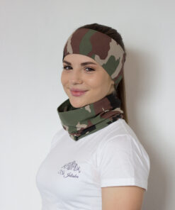 Army nákrčník a čelenka (bezšvové ukončenie)