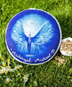 Ľanový meditačný yoga vankúš Archanjel Michael