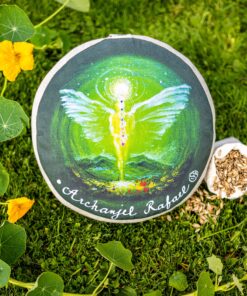 Ľanový meditačný yoga vankúš Archanjel Rafael