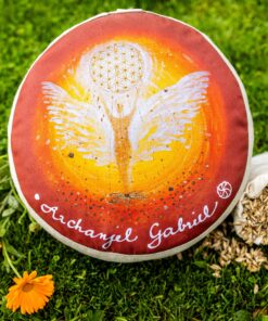 Ľanový meditačný yoga vankúš Archanjel Gabriel