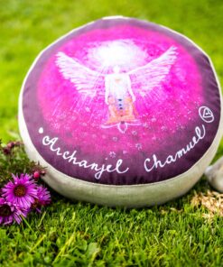 Ľanový meditačný yoga vankúš Archanjel Chamuel